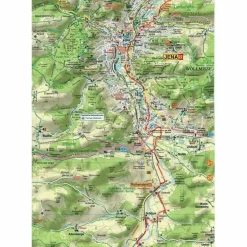 SAALE-RADWANDERWEG 1 : 50 000 - Fahrradkarte