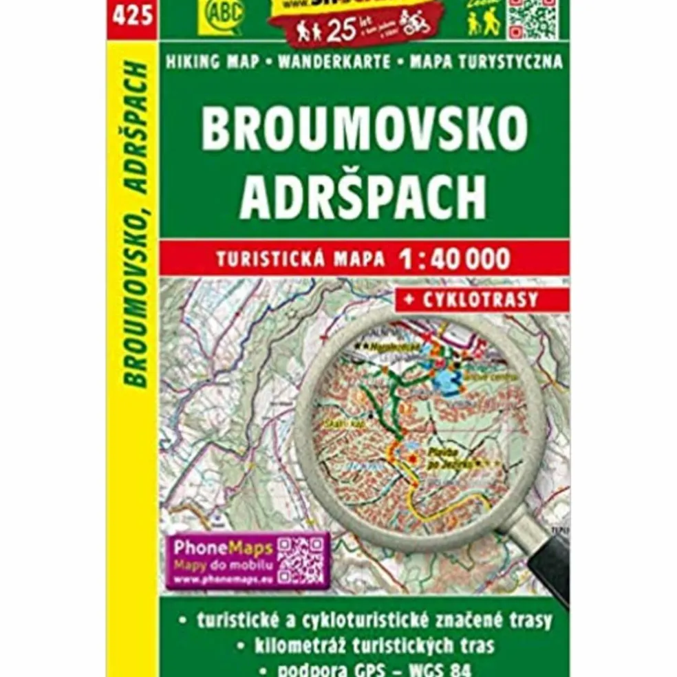 SC 425 BROUMOVSKO, ADRSPACH - Wanderkarte