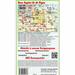 SCHARMÜTZELSEE, BAD SAAROW UND UMGEBUNG - Wanderkarte