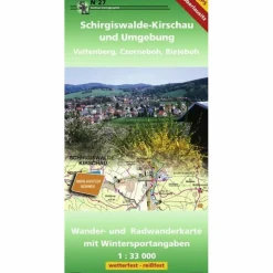SCHIRGISWALDE U. UMGEBUNG - Wanderkarte