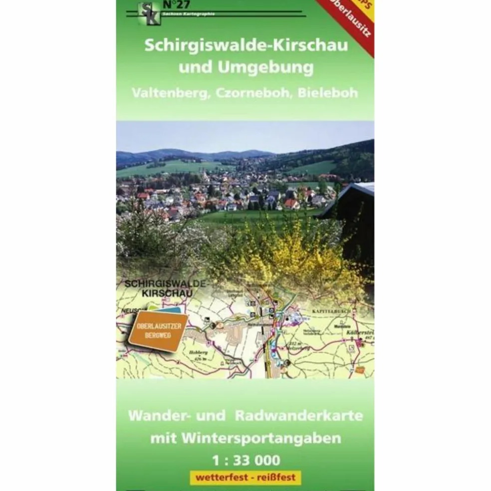 SCHIRGISWALDE U. UMGEBUNG - Wanderkarte