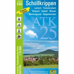 SCHÖLLKRIPPEN 1:25 000 - Wanderkarte