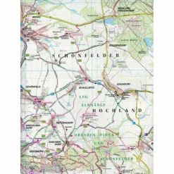 SCHÖNFELDER HOCHLAND - Wanderkarte