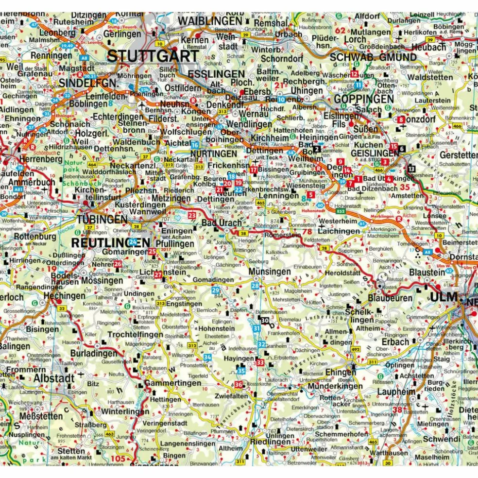 SCHWÄBISCHE ALB: LÖWENPFADE UND HOCHGEHBERGE - Wanderführer