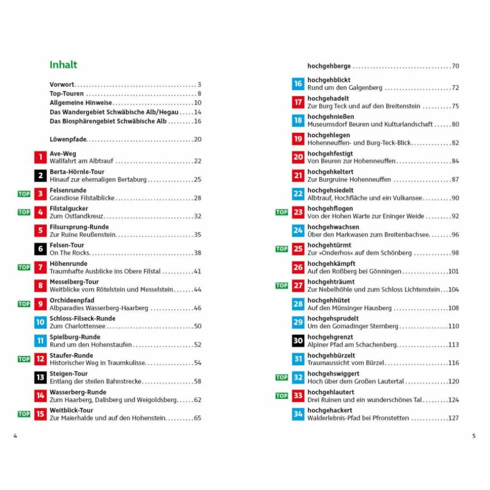 SCHWÄBISCHE ALB: LÖWENPFADE UND HOCHGEHBERGE - Wanderführer