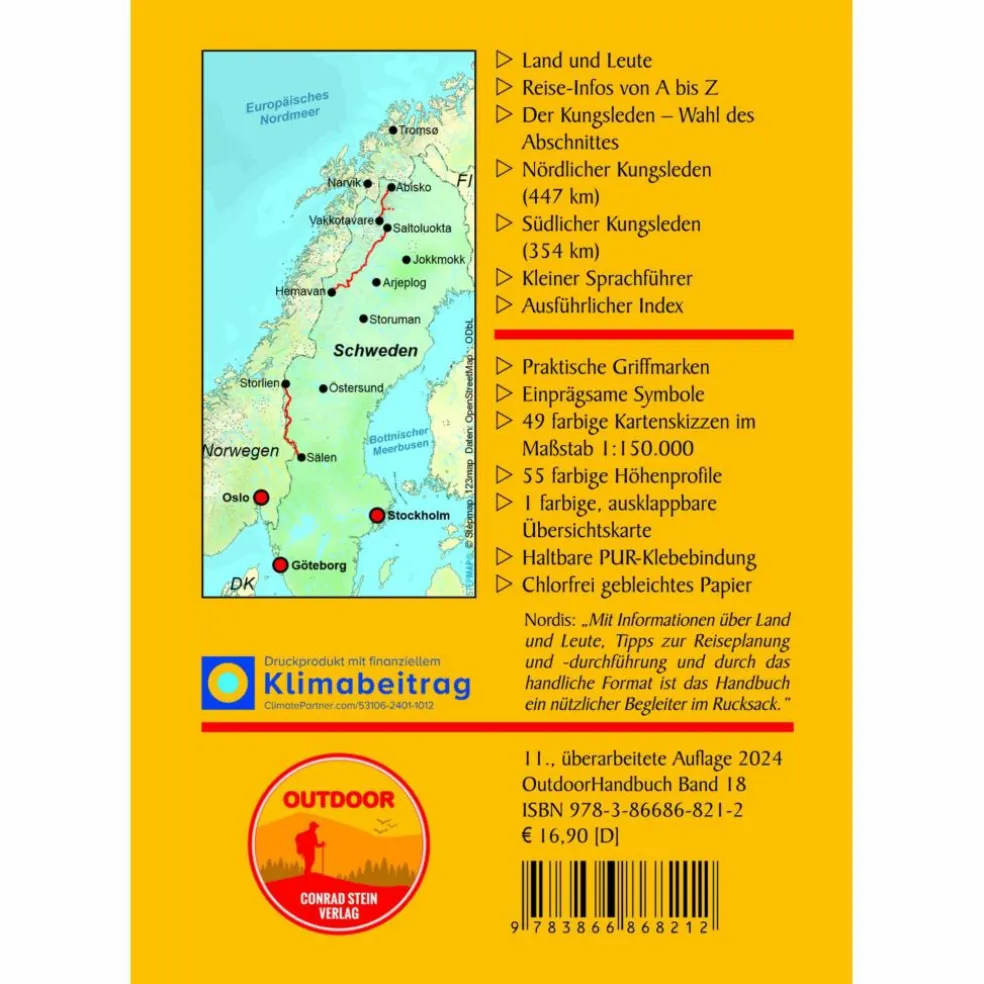 SCHWEDEN: KUNGSLEDEN - Wanderführer