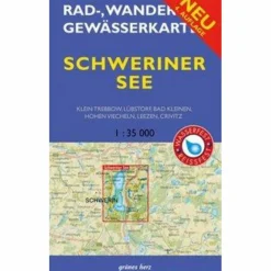 SCHWERINER SEE 1 : 35 000 - Fahrradkarte