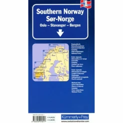 SÜD-NORWEGEN NR. 01 REGIONALKARTE NORWEGEN 1:335 000 - Straßenkarte