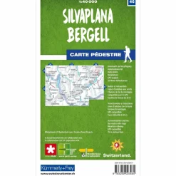 SILVAPLANA - BERGELL 46 WANDERKARTE 1:40 000 MATT LAMINIERT