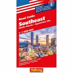 SOUTHEAST MIDDLE ATLANTIC, APPALACHIAN MTS. NR. 08 USA ROAD - Straßenkarte