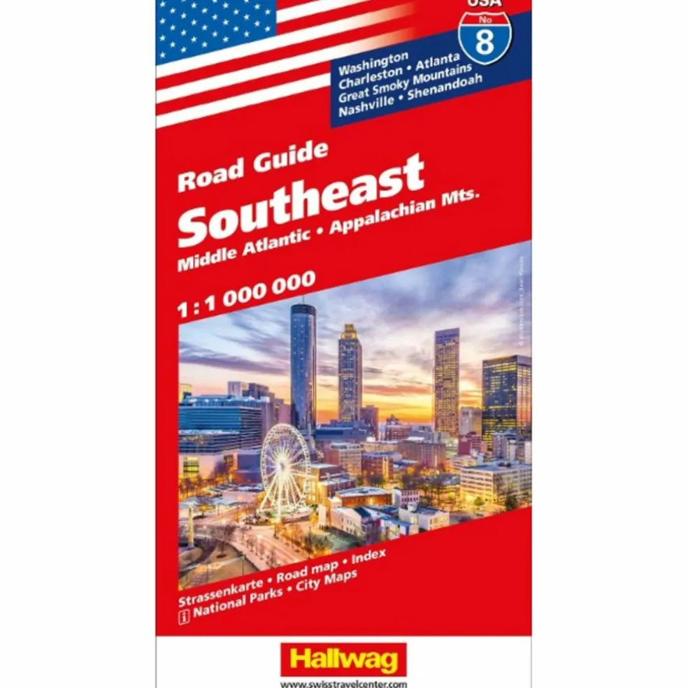 SOUTHEAST MIDDLE ATLANTIC, APPALACHIAN MTS. NR. 08 USA ROAD - Straßenkarte