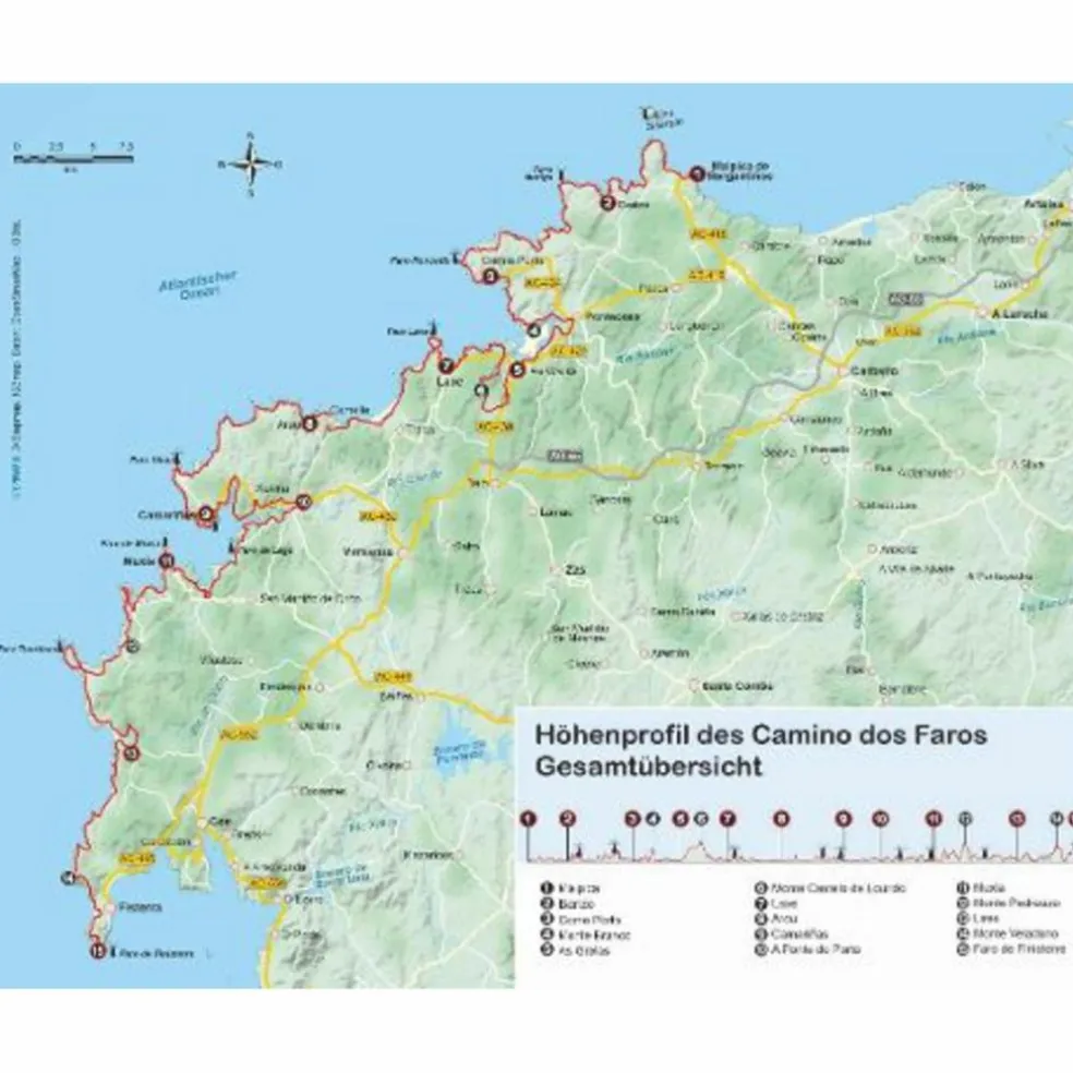SPANIEN: O CAMIÑO DOS FAROS - Wanderführer