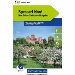 SPESSART NORD NR. 49 OUTDOORKARTE DEUTSCHLAND 1:35 000 - Wanderkarte