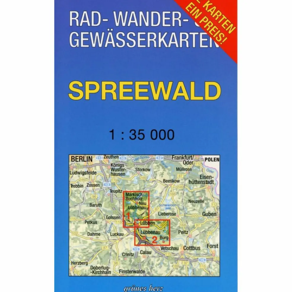 SPREEWALD 1 : 35 000 - Fahrradkarte