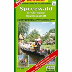 SPREEWALD MIT MÄRKISCHER HEIDELANDSCHAFT - Wanderkarte