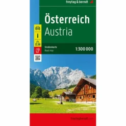 ÖSTERREICH, STRAßENKARTE 1:300.000, FREYTAG & BERNDT - Straßenkarte