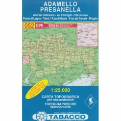 TABACCO 052 ADAMELLO-PRESANELLA - Wanderkarte