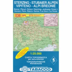 TABACCO 038 STERZING STUBAIER ALPEN - Wanderkarte