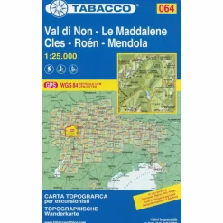 TABACCO 064 VAL DI NON-LEMADDALENE - Wanderkarte