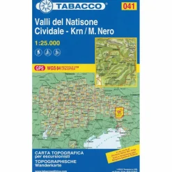 TABACCO WANDERN 1 : 25 000 VALLI DEL NAT - Wanderkarte