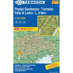 TABACCO WANDERN 1:25.000 PREALPI GARDE - Wanderkarte