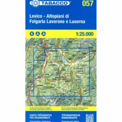 TABACCO WANDERN LEVICO ALTOPIANI 1:25000 - Wanderkarte
