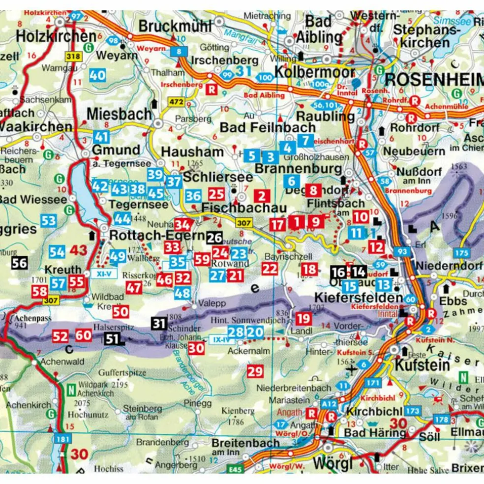 TEGERNSEER UND SCHLIERSEER BERGE - Wanderführer