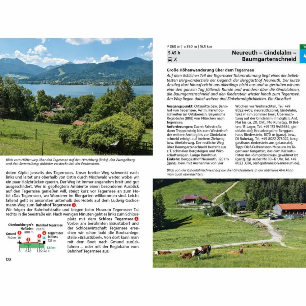 TEGERNSEER UND SCHLIERSEER BERGE - Wanderführer