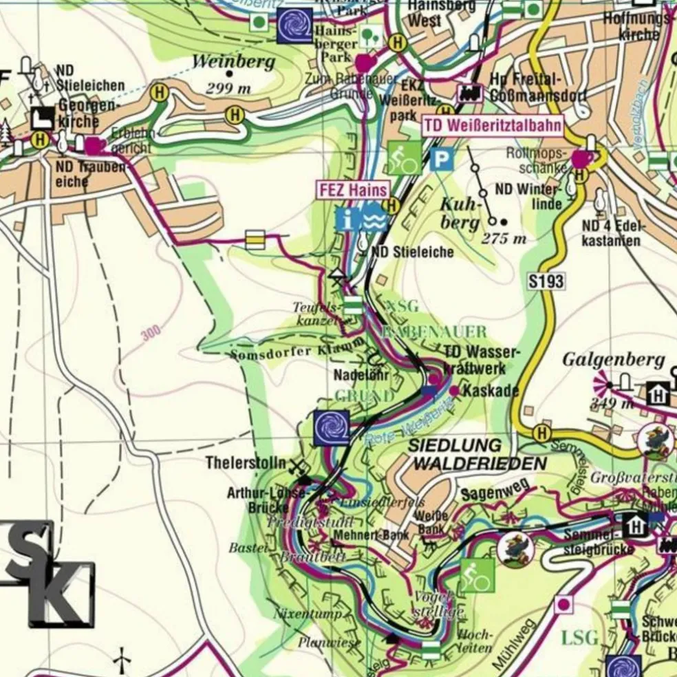 THARANDER WALD - Wanderkarte
