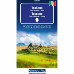 TOSKANA NR. 08 REGIONALSTRASSENKARTE 1:200 000