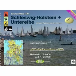 TOURENATLAS TA1 WASSERWANDERN SCHLESWIG-HOLSTEIN-UNTERELBE - Wasserkarte