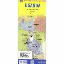 UGANDA - Karte