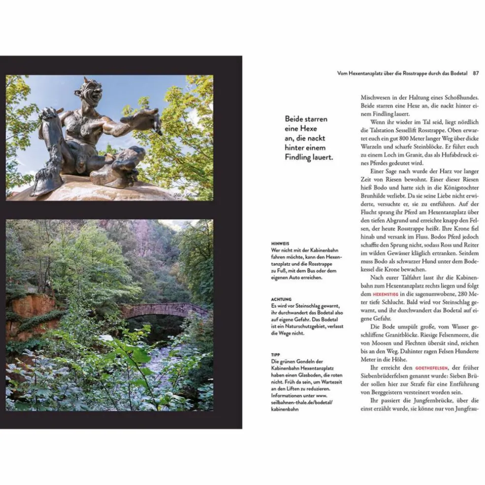 UNHEIMLICHE WANDERUNGEN HARZ - Wanderführer