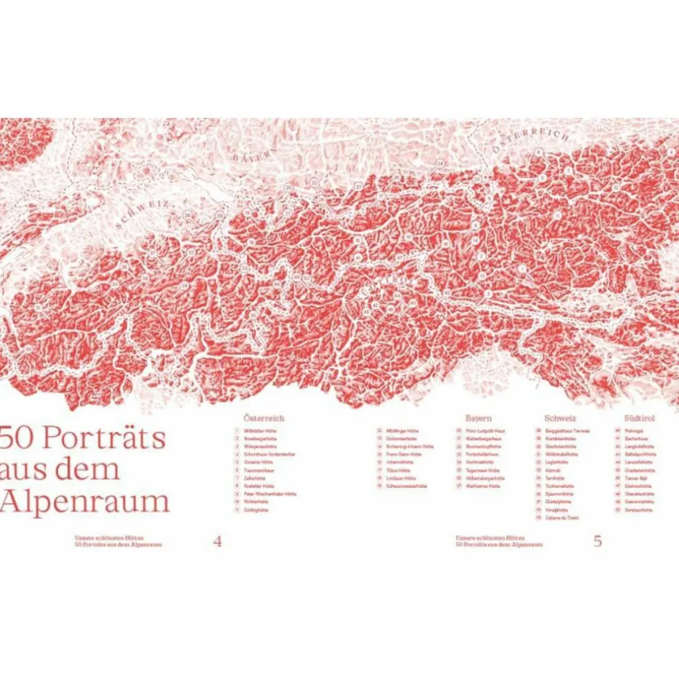 UNSERE SCHÖNSTEN HÜTTEN - Sachbuch