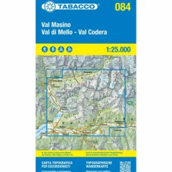 VAL MASINO-VAL DI MELL VAL CODERA - Wanderkarte