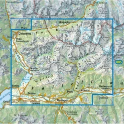 VAL MASINO-VAL DI MELL VAL CODERA - Wanderkarte