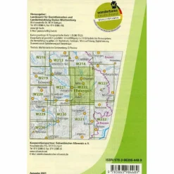 W222 WANDERKARTE 1:25 000 ELLWANGEN (JAGST)