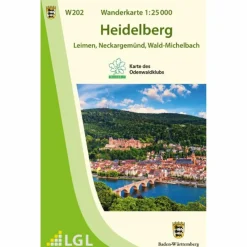 W202 WANDERKARTE 1:25 000 HEIDELBERG