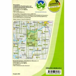 W253 WANDERKARTE 1:25 000 RIEDLINGEN