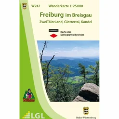 WANDERKARTE 1:25 000 FREIBURG IM BREISGAU