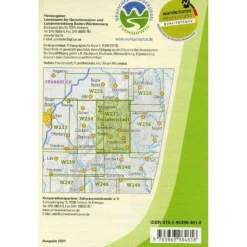 WANDERKARTE 1:25 000 FREUDENSTADT