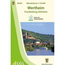 WANDERKARTE 1:25 000 WERTHEIM
