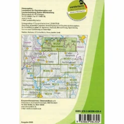 WANDERKARTE 1:25 000 WERTHEIM