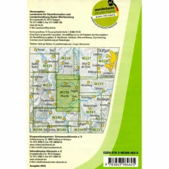 WANDERKARTE 1:25000 HORB AM NECKAR