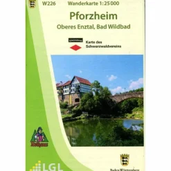 WANDERKARTE 1:25000 PFORZHEIM