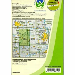 WANDERKARTE 1:25000 PFORZHEIM