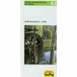 WANDERKARTE 43 SÜDLICHER OBERBERGISCHER KREIS - Wanderkarte