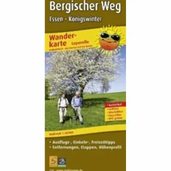 WANDERKARTE BERGISCHER WEG 1 : 30 000 - Wanderkarte