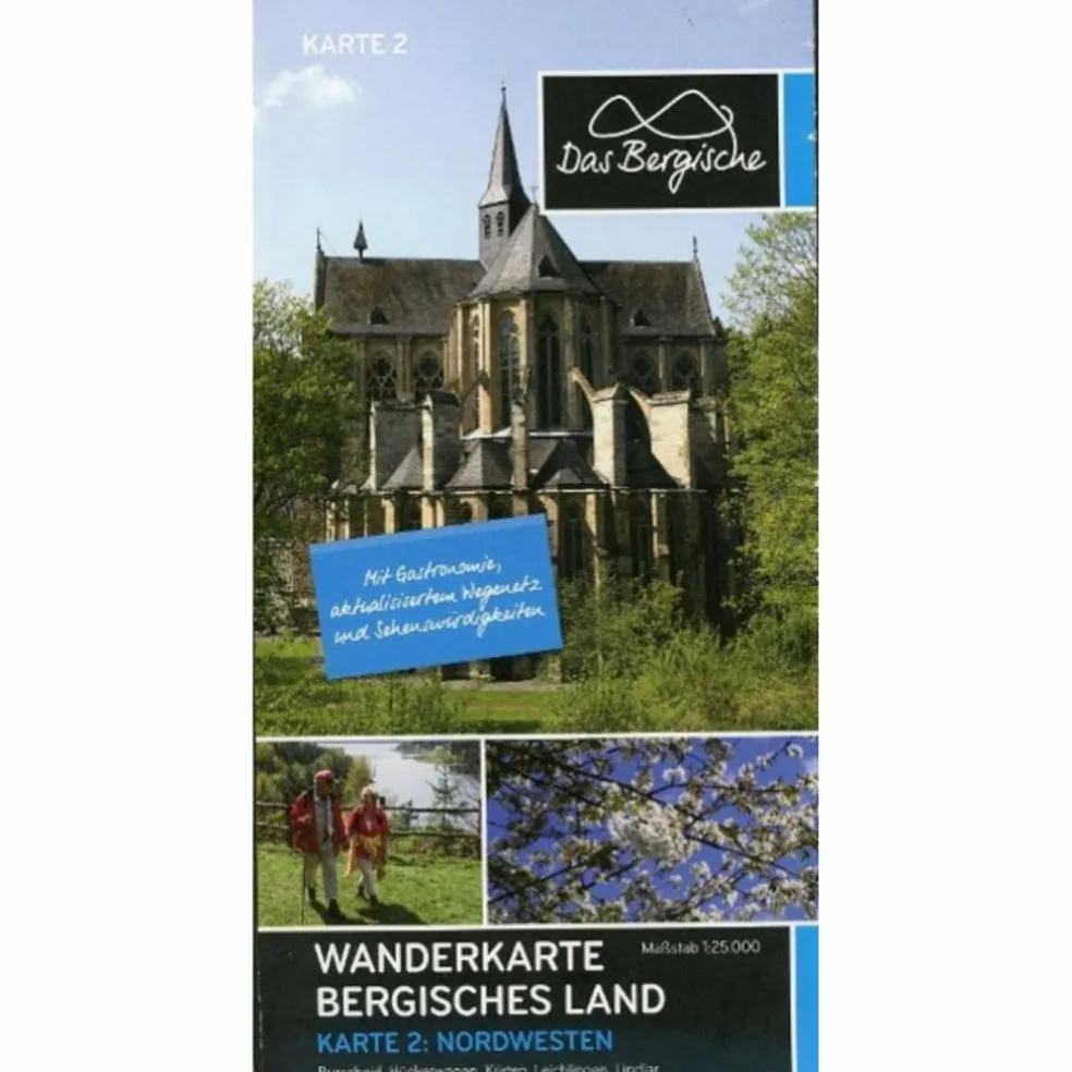 WANDERKARTE BERGISCHES LAND #2 1:25.000 - Wanderkarte
