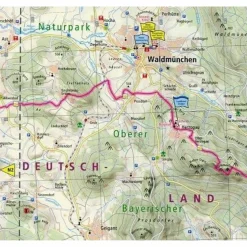 WANDERKARTE GOLDSTEIG 1 : 50 000 - Wanderkarte